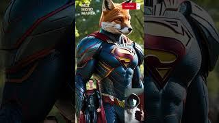 Superhero but Fox  Marvel & DC characters #avengers #ai #shorts