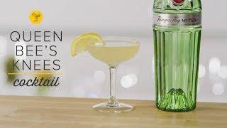 How to Make the Queen Bee’s Knees using Tanqueray Gin - #CocktailRecipe #Cocktail