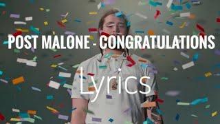 Post Malone & Quavo - Congratulations lyrics video