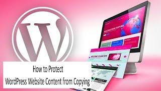 How to Protect WordPress Website Content from Copying   Disable Right Click