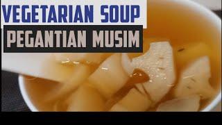 soup musiman pergantian cuacaakar teratai bunga lili dan water chestnut