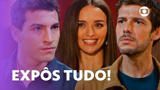 Jéssica expõe que Murilo é apaixonado por Electra e Luca escuta tudo   Família é Tudo  TV Globo