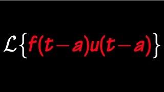 Laplace transform of ft-aut-a the shifted unit step function