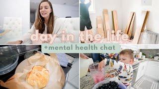 sharing some mental health struggles house updates skincare baking bread  DAY IN THE LIFE VLOG