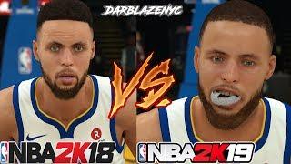 NBA 2K19 Vs. NBA 2K18 Face Graphics Comparison Including NBA Legends PS4 XBOX ONE PC