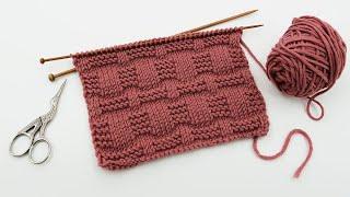 Узор «Геометрия» спицами ⇋ Geometry knitting pattern