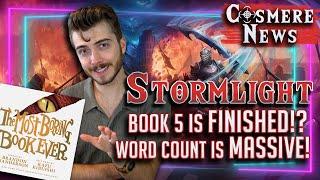 Stormlight Archive Book 5 is FINISHED and the Word Count is MASSIVE  Cosmere News