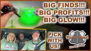 BIG FINDS BIG PROFITS BIG GLOW PICK WITH US Join the Journey on Picker Road