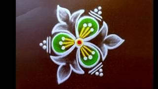 5 Beautiful kolams  latest muggulu collection  3*2 dots attractive mini rangoli designs  rangoli