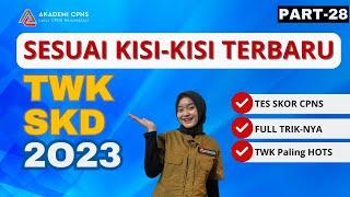 TRIK PENGERJAAN SOAL TWK PENALARAN SESUAI KISI-KISI CPNS 2023