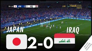 العراق تحت 23 0-2 اليابان تحت 23 أبرز الأحداث كأس آسيا تحت 23 سنة  محاكاة لعبة فيديو
