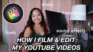 HOW I FILM & EDIT MY YOUTUBE VIDEOS FINAL CUT PRO  Nicole Laeno