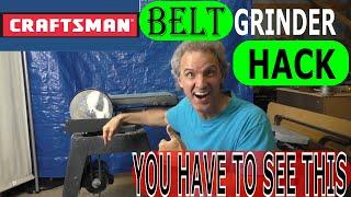Craftsman Belt Grinder Motor Mount Adjustment Hack