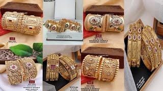 Gold kangan design Stylish gold kangan design for bridal