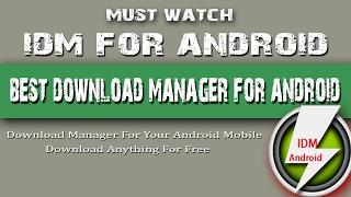 Best Download Manager For Android  IDM for Android  How To Hindi Tech Point