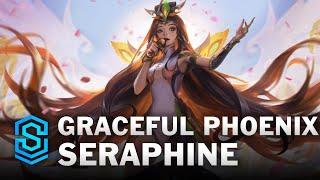 Graceful Phoenix Seraphine Skin Spotlight - League of Legends