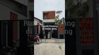 Rumah Memanjang Dalam Gang #rumahtropis #rumahmodern #rumah2lantai