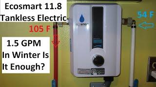 Living with a undersized Ecosmart Eco 11 Electric Tankless Hot Water Heater No Regrets