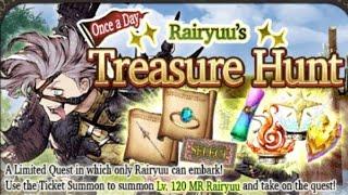 WOTV - Rairyuus Treasure Hunt Quest acquired all treasures