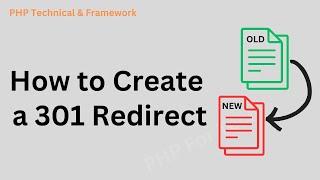 How to Create a 301 Redirect  How do I add a 301 redirect to my website?