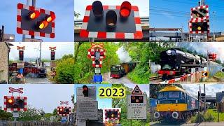 Level Crossings & Trains in 2023 - End of Year Compilation