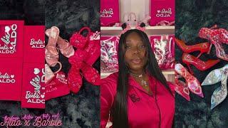 $1000 BARBIE x ALDO UNBOXING REVIEW & TRY ON  FT. SHOES BAGS & ACCESSORIES  EXCLUSIVE & LIMITED
