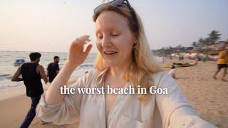 We found a lovely home on the worst beach in GOA - a day in Anjuna with family
