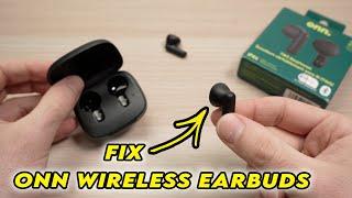 How to Fix Onn Wireless Earbuds Not Working