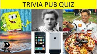 Easy Trivia Pub Quiz Part 1