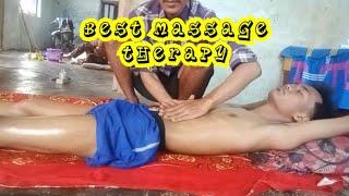 Pijat urut tradisional jawa meredakan badan capek  full body massage therapy technique for health