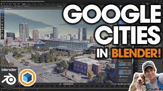 FREE Add-On for Google Maps Cities in Blender