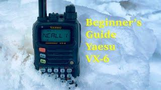 Beginners Guide Yaesu VX-6 #outdoors #hamradio #radio