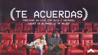 Te Acuerdas Video Premiere EN VIVO con @Sech y @Arcangel