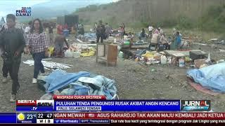 Puluhan Tenda Pengungsi Korban Gempa Palu Roboh Diterjang Angin