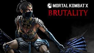 MORTAL KOMBAT X · Kitana - ALL BRUTALITIES HD 60fps  MKX