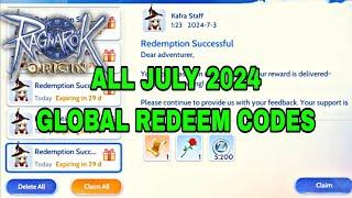 ALL JULY 2024 GLOBAL REDEEM CODE • RAGNAROK ORIGIN