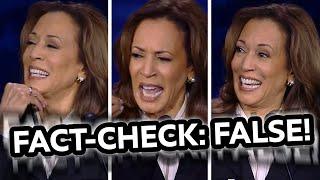 CNN FACT CHECKER Says Kamala Harris Only Lied ONCE