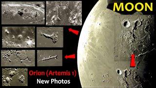 NEW Photos surface of the MOON Improved detail Orion spacecraft Artemis 1 mission