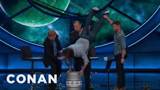 Jared Padalecki’s Birthday Keg Stand  CONAN on TBS