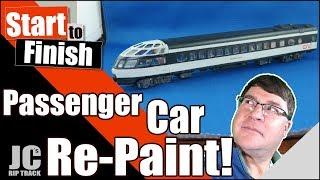 Repainting an HO Scale Passenger Car - Inside Out