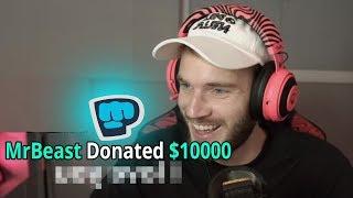 Donating $10000 To Pewdiepie