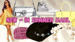 HUGE NEW-IN HAUL I SUMMER MUST HAVE ACCESSORIES TOPS SHOES & MORE