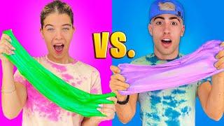 EL QUE HACE EL MEJOR SLIME GANA  CHICAS VS. CHICOS