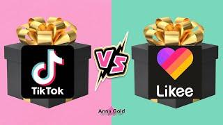 4k CHOOSE YOUR GIFT ️ TIK TOK VS LIKEE    Anna Gold ️