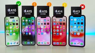 TEST de VELOCIDAD  iPhone 11 vs 12 vs 13 vs 14 vs 15 ¿Hay tanta diferencia?