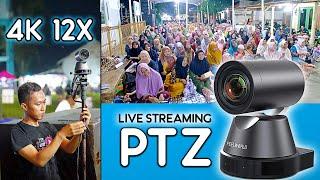 KAMERA LIVE STREAMING Terbaik - PTZ FEELWORLD 4K12X - Laiqul