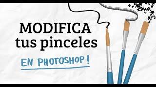 Tipos de PINCELES DE PHOTOSHOP  y cómo editarlos?Tutorial