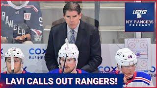 Laviolette calls out Rangers after ROUGH Game 5 Will the Game 6 road clash galvanize the team??