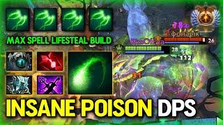 INSANE POISON DPS MID Viper Eye of Skadi & Spell Lifesteal Build 100% Cancer Slow Attack DotA 2