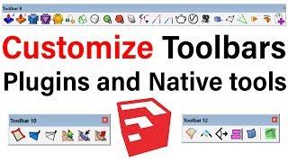 Customize Toolbars in SketchUp